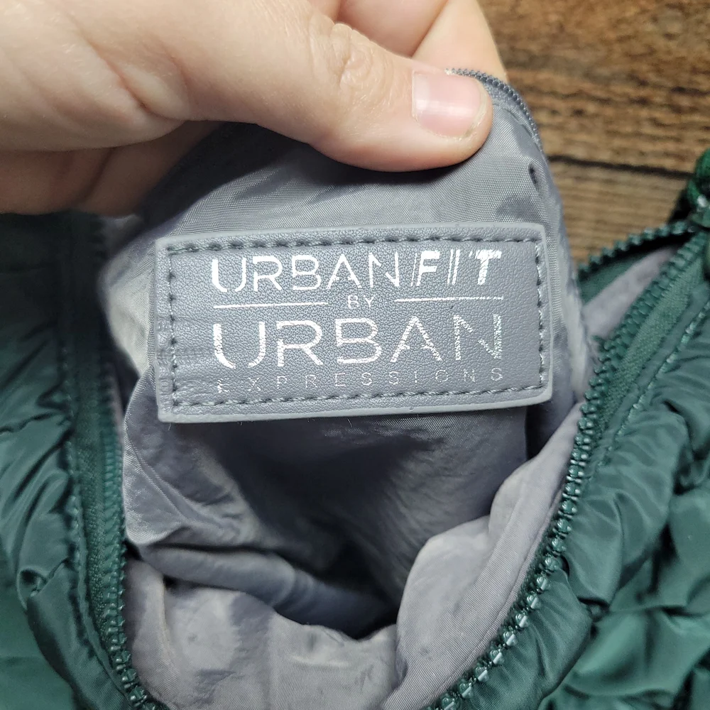 Urban Expressions Teal Quilted Shoulder Bag - Picture 7 of 7